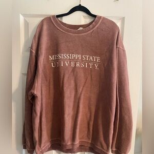 Mississippi state corded crew sweatshirt size L